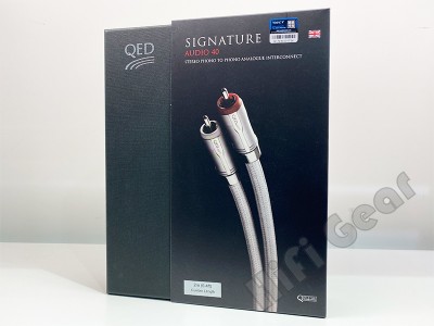 QED Signature Audio 40 RCAケーブル 1m オーディオ - ケーブル